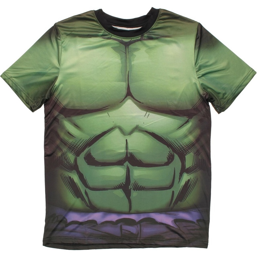 Men’s Hulk Muscle Shirt Marvel Avengers Assemble SZ Medium